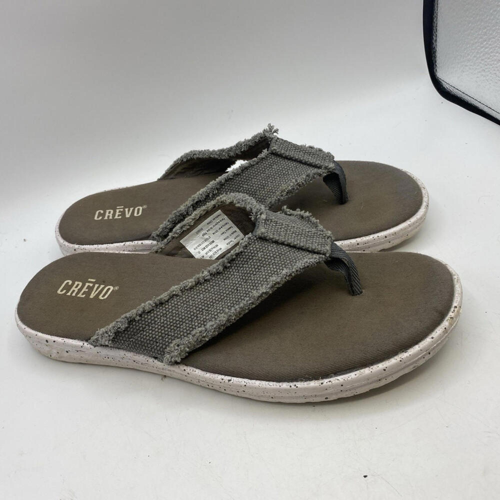 Crevo Rowdy Sandal Grey Men's Size 8